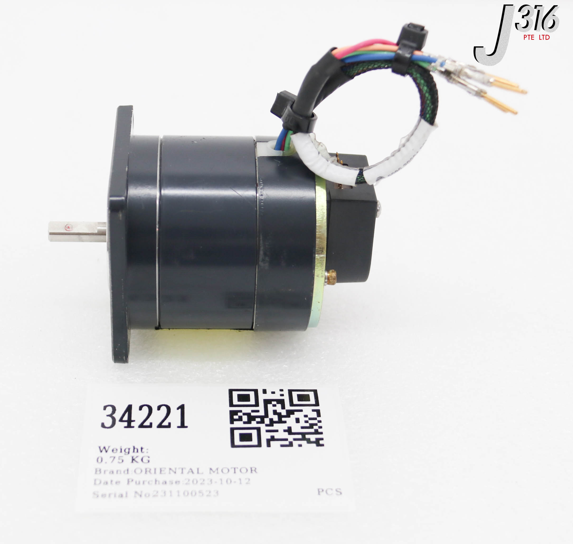 34221 ORIENTAL MTR 5-PHASE STEPPING MTR W/ E2-500-250-NE-D-A-B
